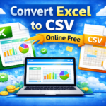 Convert Excel to CSV online free with fast and easy file conversion tool