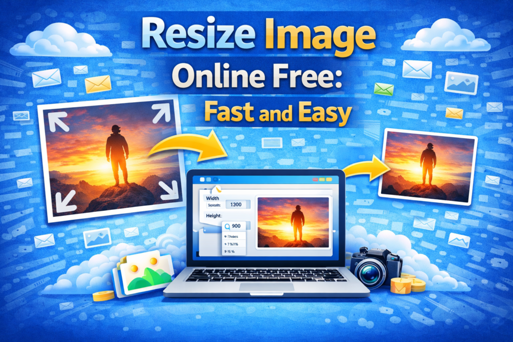 Resize image online free and change any photo to exact pixel dimensions instantly.